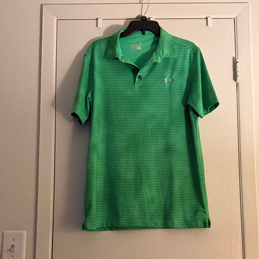 Under Armour Men's Vibrant Green Polo